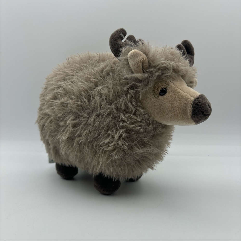 JellyCat Small Rolbie Reindeer 9" Plush Toy Rare Retired - Brand New W/ Tag NWT
